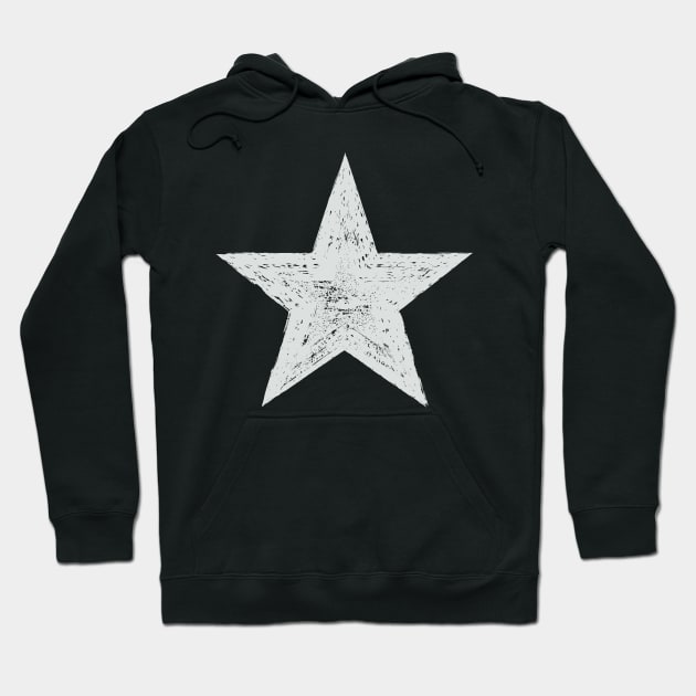 White Star (Grunge) Hoodie by n23tees